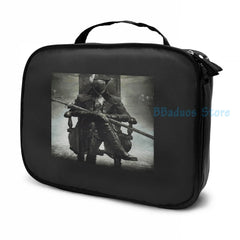 Bloodborne Graphic Backpack USB Charge School Travel Laptop Bag