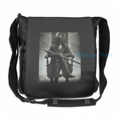 Bloodborne Graphic Backpack USB Charge School Travel Laptop Bag