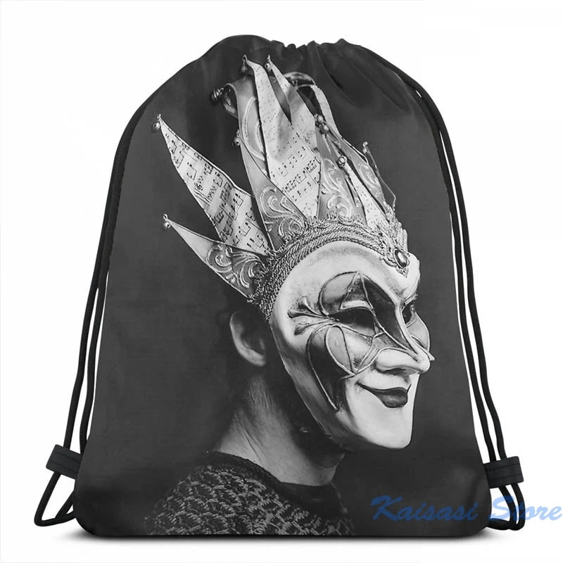 Boris Brejcha USB Charge Backpack School Travel Laptop Bag