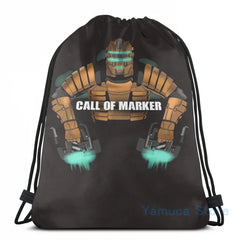 Funny Graphic Call of Marker Dead Space USB Charge Backpack Men School Bag