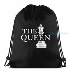 Funny Chess Queen USB Charge Backpack School Travel Laptop Bag