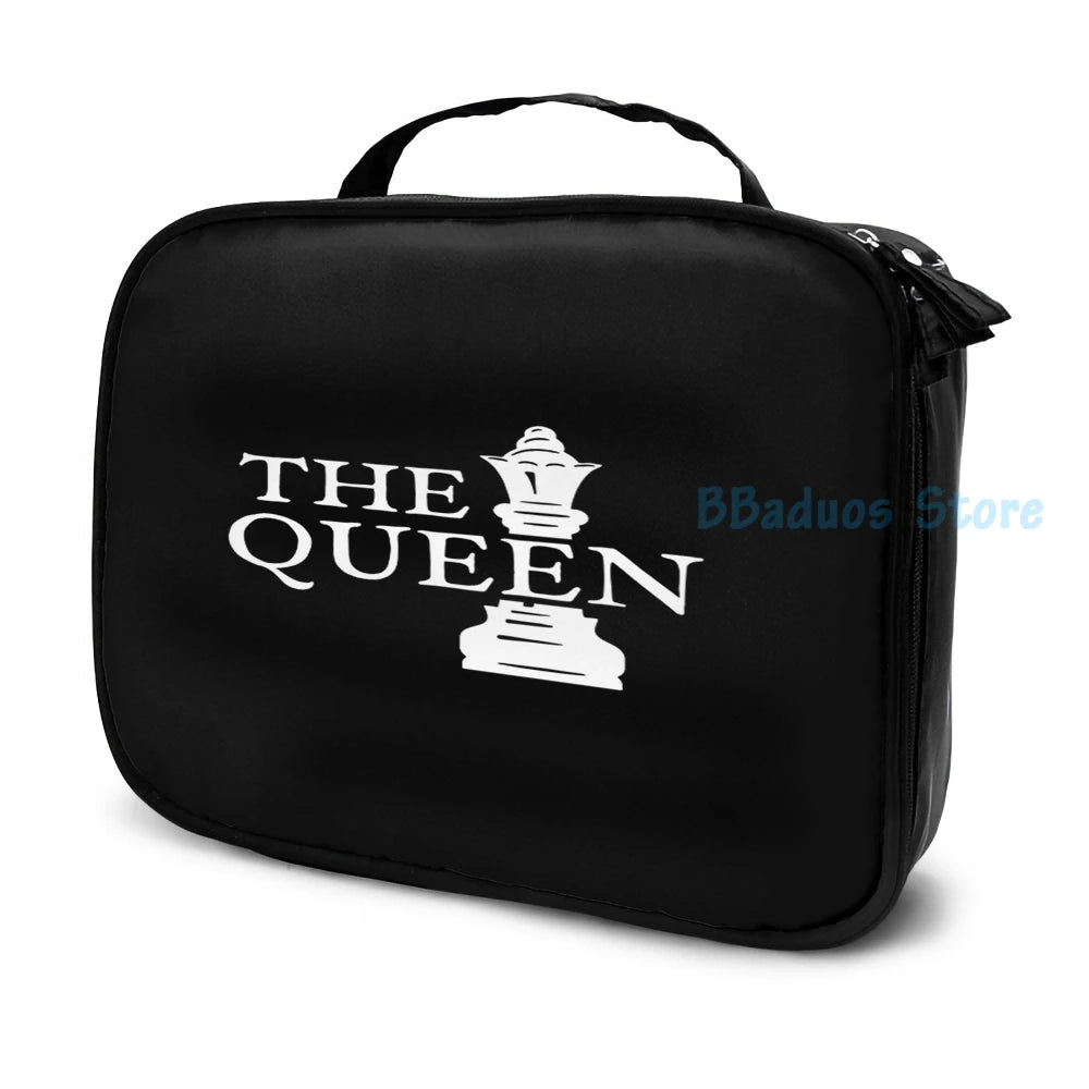 Funny Chess Queen USB Charge Backpack School Travel Laptop Bag