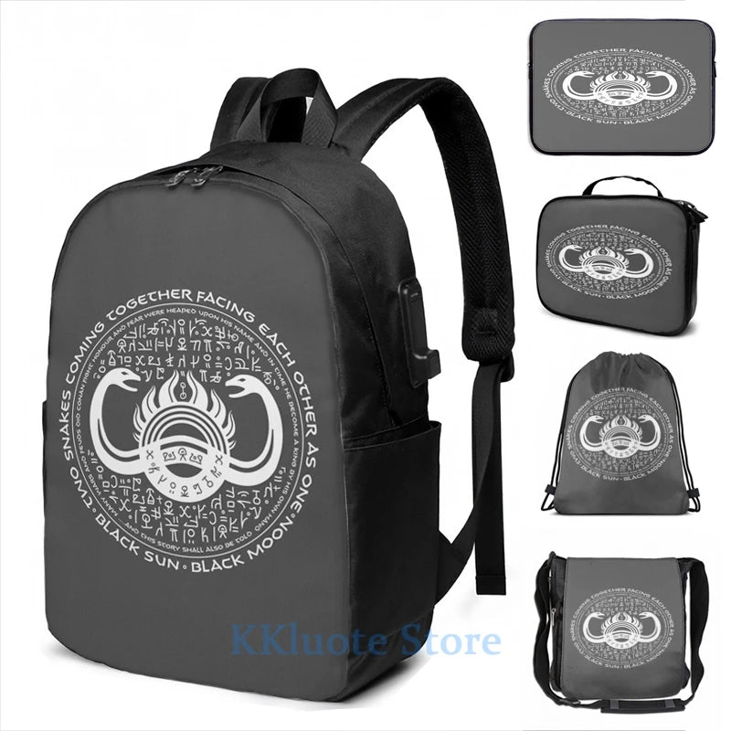 Conan the Barbarian Graphic USB Charge Backpack - Thulsa Doom