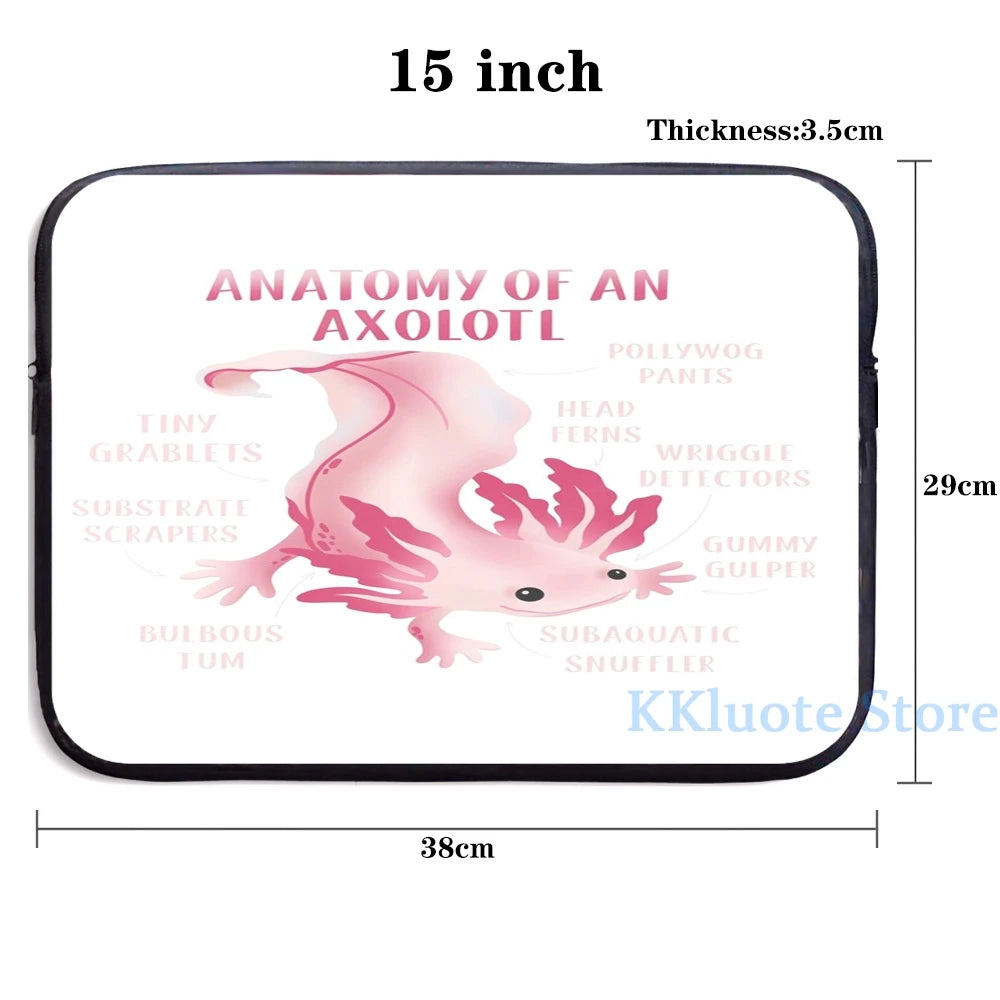 Axolotl USB Charge Backpack - School & Travel Laptop Bag