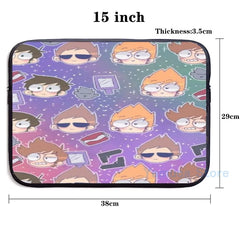 Funny Eddsworld USB Charge Backpack School Travel Laptop Bag