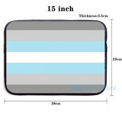 Funny DemiBoy Flag USB Charge Backpack School Bag
