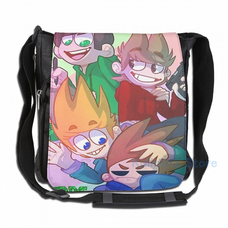 Eddsworld Poster USB Charge Backpack School Travel Laptop Bag