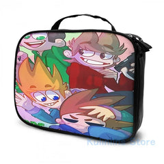 Eddsworld Poster USB Charge Backpack School Travel Laptop Bag