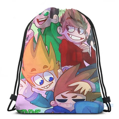 Eddsworld Poster USB Charge Backpack School Travel Laptop Bag