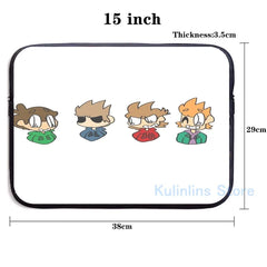 Funny Graphic Eddsworld USB Charge Backpack School Travel Laptop Bag