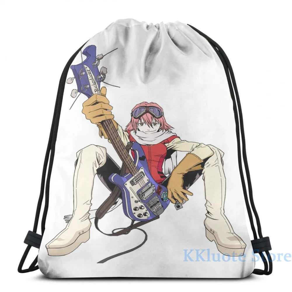 FLCL Fooly Cooly Haruko Haruhara USB Charge Backpack - School Travel Bag