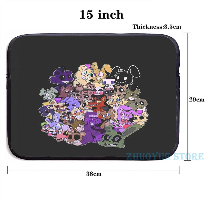 Funny FNAF USB Charge Backpack School Travel Laptop Bag