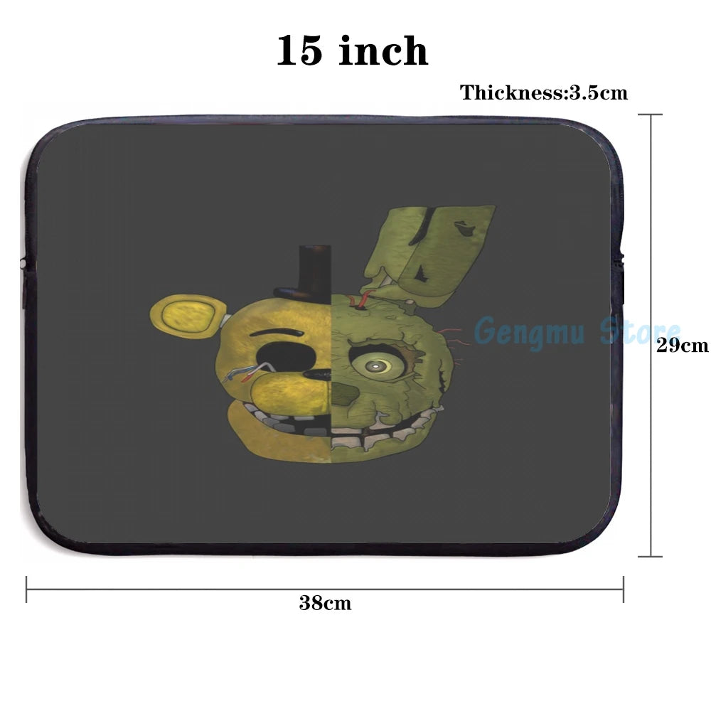 Funny Graphic FNaF 3 USB Charge Backpack School Travel Laptop Bag