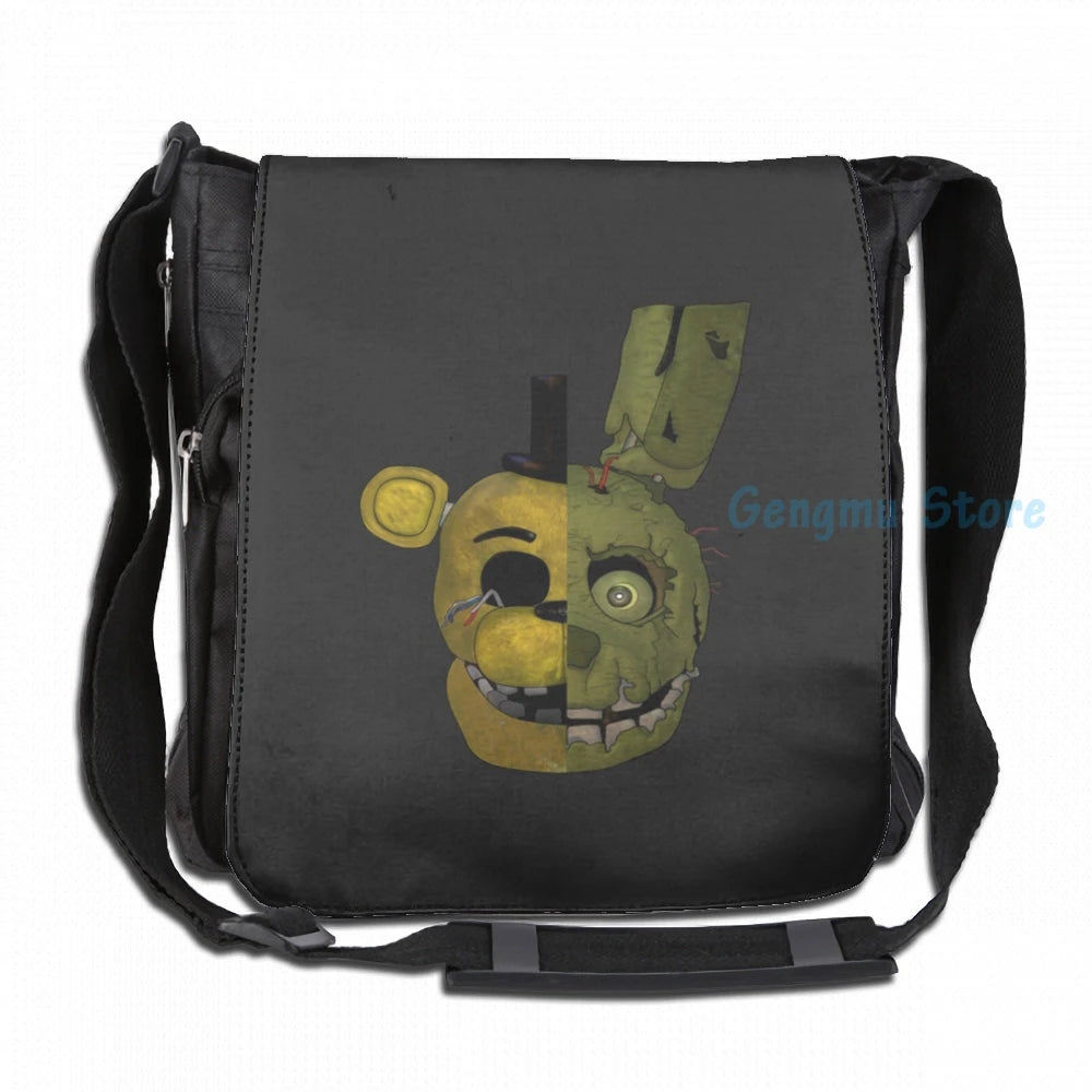 Funny Graphic FNaF 3 USB Charge Backpack School Travel Laptop Bag