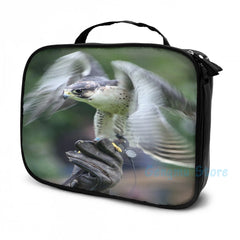 Funny Falconry USB Charge Backpack School Travel Laptop Bag