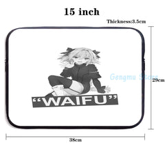 Funny Graphic print Astolfo Waifu USB Charge Backpack School Travel bag