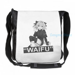 Funny Graphic print Astolfo Waifu USB Charge Backpack School Travel bag