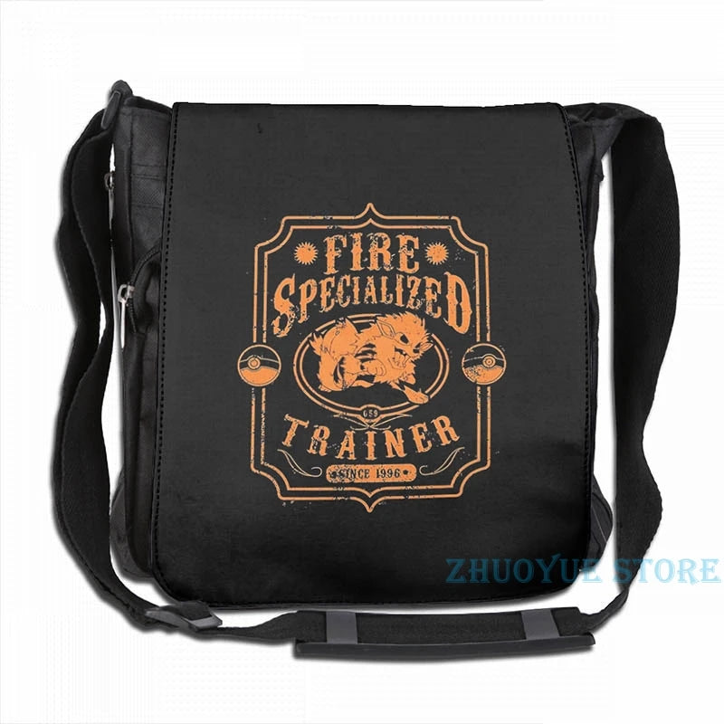 Fire Trainer (Arcanine) USB Charge Backpack School Travel Bag