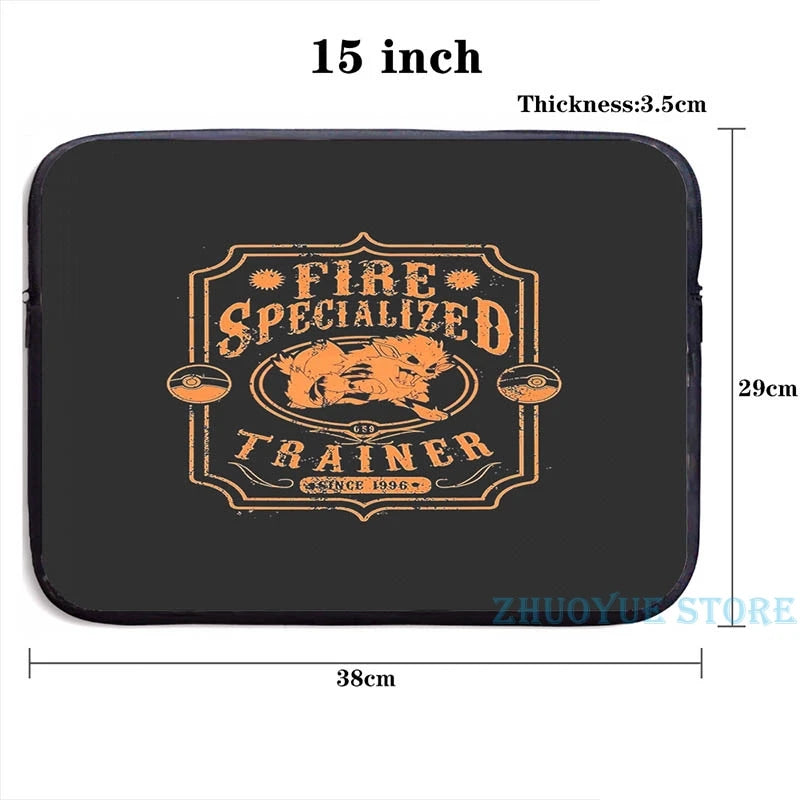 Fire Trainer (Arcanine) USB Charge Backpack School Travel Bag