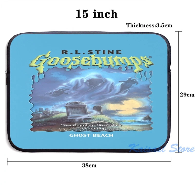 Funny Ghost Beach Goosebumps USB Charge Backpack Travel Laptop Bag