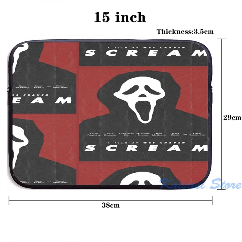Ghostface USB Charge Backpack Men Women School Travel Laptop Bag