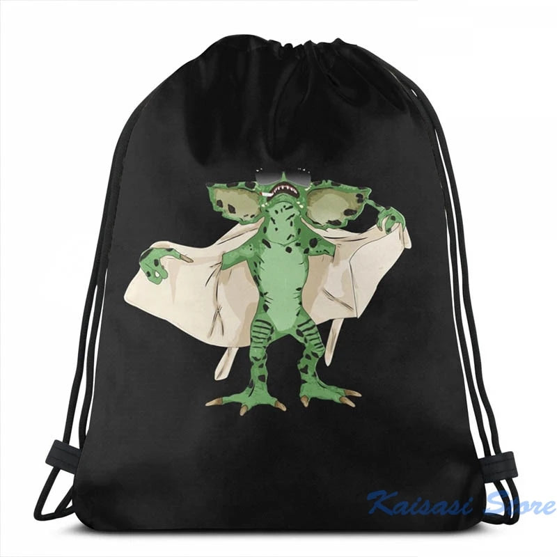 Funny Graphic Gremlin Flasher USB Backpack Men Women School Travel Bag