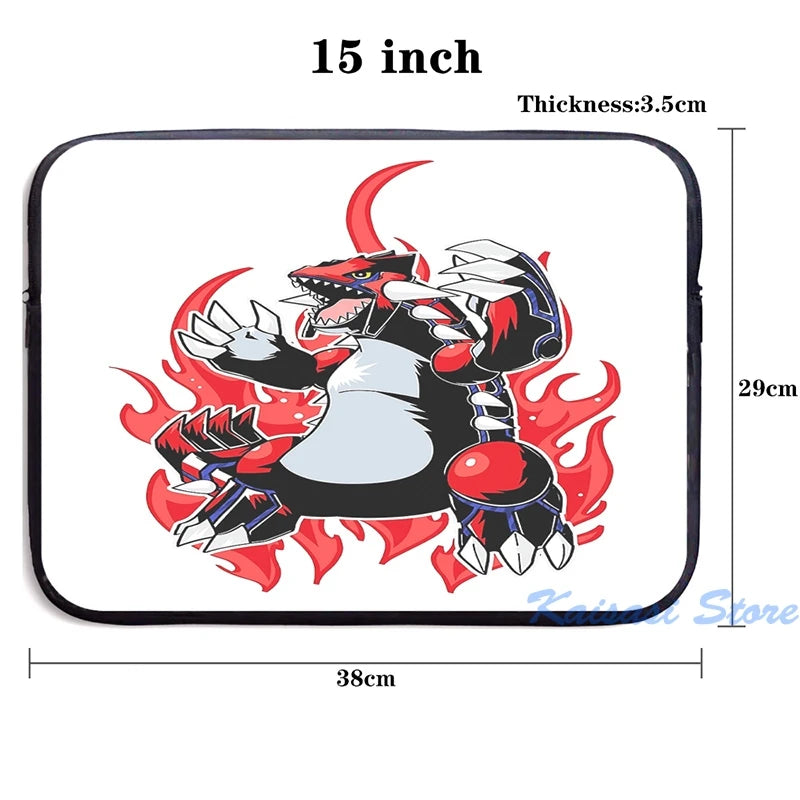 Funny Groudon USB Charge Backpack School Bag Travel Laptop Bag
