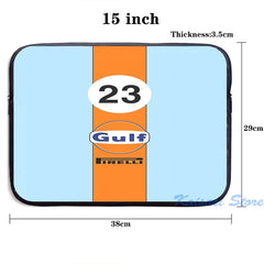 Gulf Oil Racing Colours USB Charge Backpack Men School Bags Women Bag Travel Lap