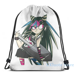 Funny Graphic Ibuki Mioda USB Backpack Charge School Travel Laptop Bag