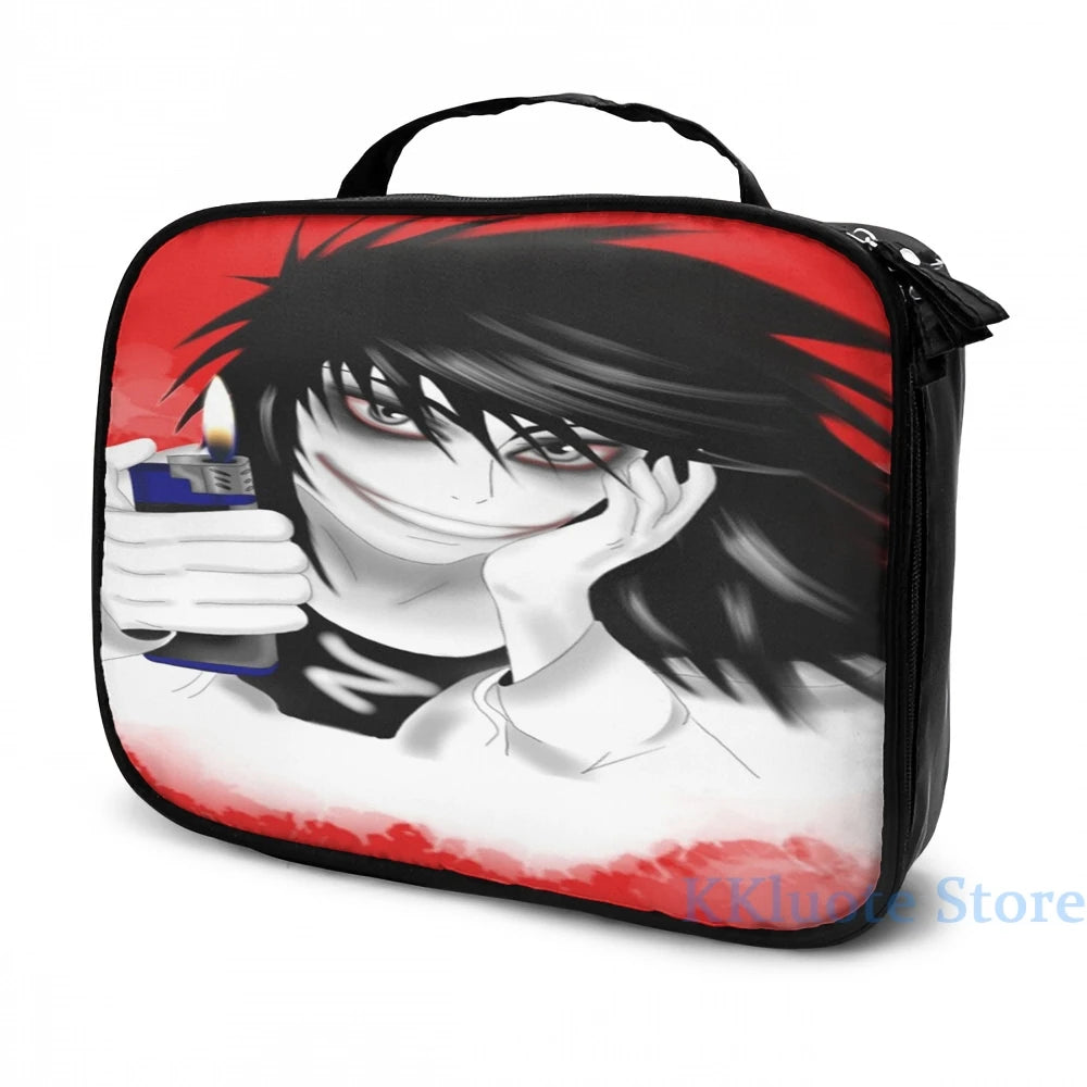 Funny Jeff the killer USB Charge Backpack School bag Travel laptop bag