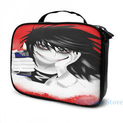 Funny Jeff the killer USB Charge Backpack School bag Travel laptop bag