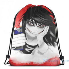 Funny Jeff the killer USB Charge Backpack School bag Travel laptop bag
