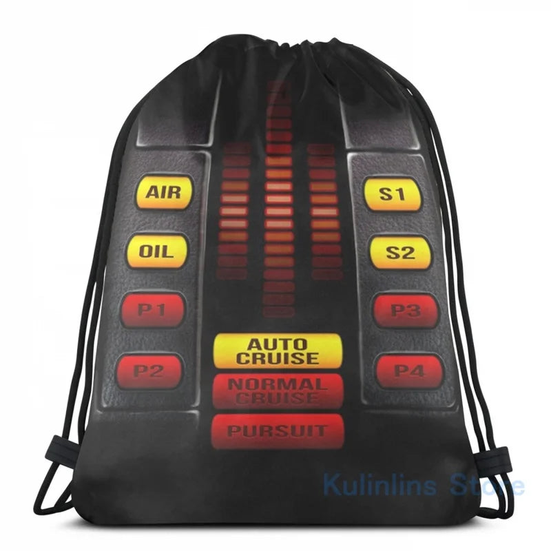 Knight Rider KITT USB Charge Backpack School Travel Bag
