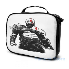 Kratos USB Charge Backpack Funny Graphic Print for School Travel