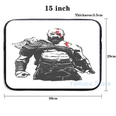 Kratos USB Charge Backpack Funny Graphic Print for School Travel