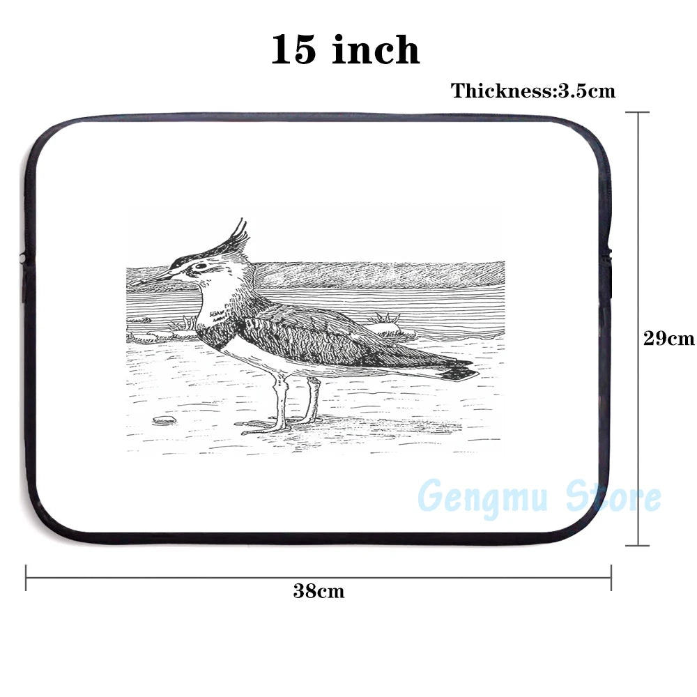 Funny Lapwing USB Charge Backpack Men Women School Travel Laptop Bag