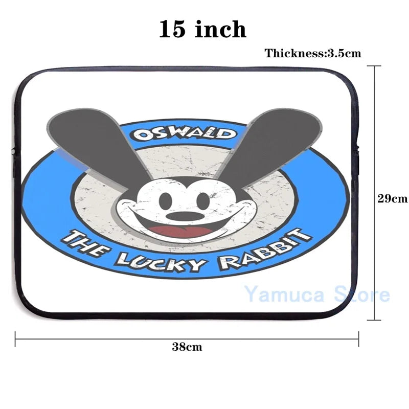 Funny Rabbit USB Charge Backpack School Travel Laptop Bag