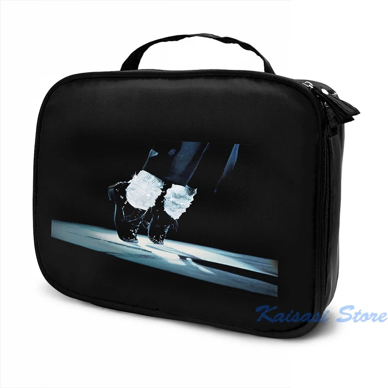Funny Graphic Michael Jackson Feet USB Charge Backpack School Travel Laptop Bag