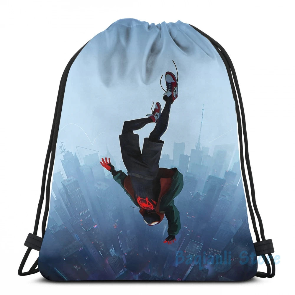 Funny Graphic Miles Morales USB Charge Backpack