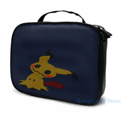 Funny Mimikyu USB Charge Backpack School Travel Laptop Bag