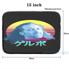 Nicolas Cage USB Charge Backpack Funny Graphic Print School Travel Laptop Bag