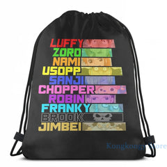 One Piece Straw Hat Pirates Brook USB Charge Backpack