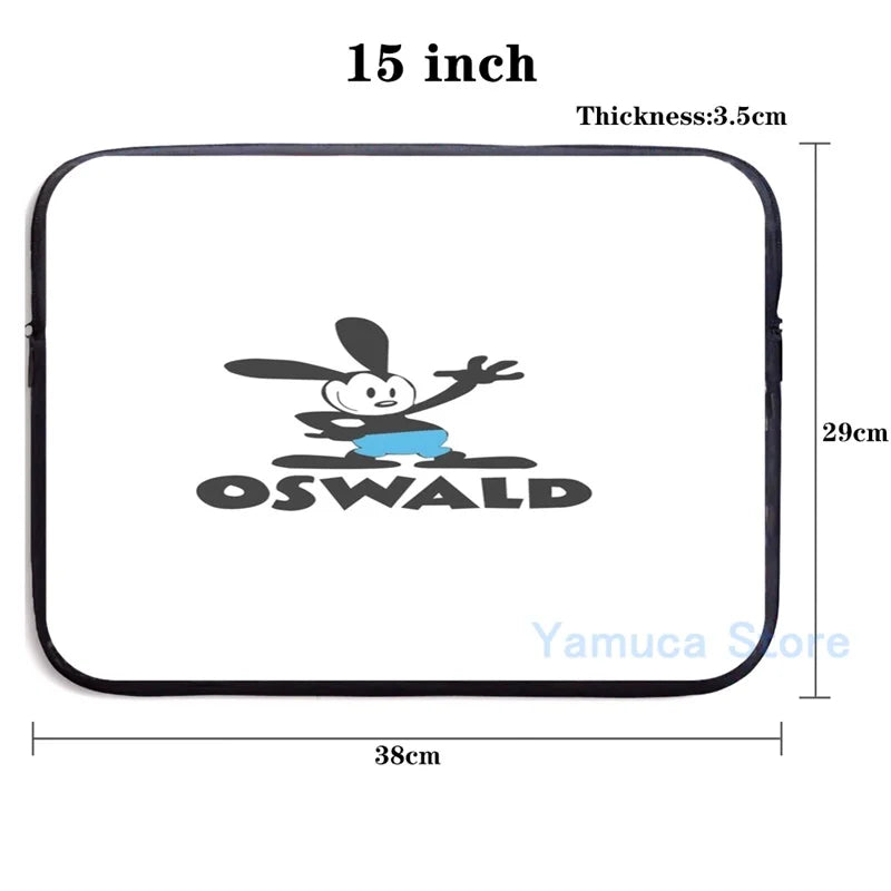 Oswald Rabbit USB Charge Backpack School Travel Laptop Bag