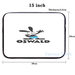 Oswald Rabbit USB Charge Backpack School Travel Laptop Bag