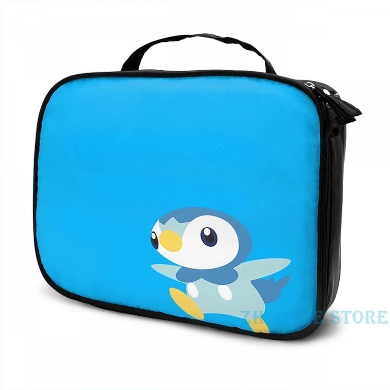 Piplup USB Charge Backpack School Travel Laptop Bag
