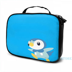 Piplup USB Charge Backpack School Travel Laptop Bag