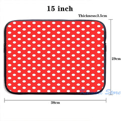 Polka Dot On Red USB Charge Backpack Men Women Travel Laptop Bag