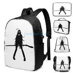 Funny Graphic Rip van Winkle USB Charge Backpack