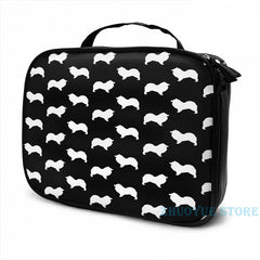 Funny Samoyed Silhouette USB Charge Backpack Men Women Travel Laptop Bag