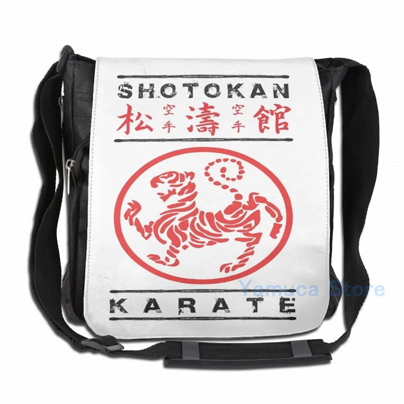 Funny Shotokan Karate USB Charge Backpack School Travel Laptop Bag